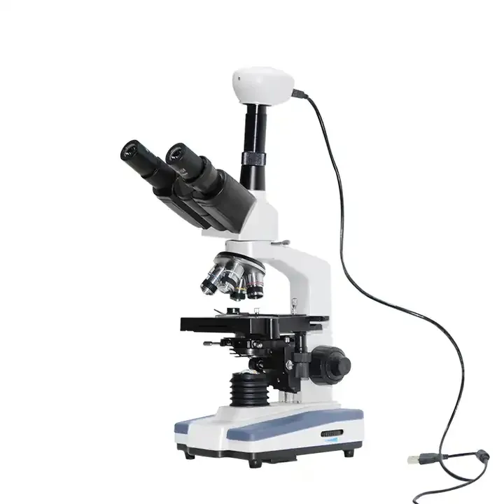 IKEME Lab microscopio binoculare portatile medico digitale biologico microscopio binoculare da laboratorio Olympus
