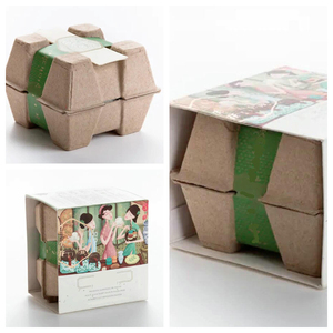 Bandeja cosmética de lujo personalizada Caja de perfume Caja de pulpa moldeada de pulpa de papel reciclado biodegradable con funda de banda impresa - Product Image 5