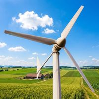 GWS-10KW 10KW Windturbine 380V Industriell 2,5m/s Startgeschwindigkeit 3 FRP-Rotorblätter Druckguss-Aluminium-Stahlgehäuse IP54 20 Jahre