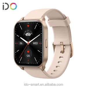 Custom logo smart watches reloj inteligentes 2023 smart watch for women ladies pink color fashion smart watch IP68 Waterproof