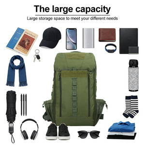 Mochila de Senderismo para Viajes a Precio de Fábrica, Mochila de Caza con Logotipo Personalizado, Mochila Táctica Neutral de Diseño con Entrega Rápida - Product Image 2