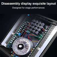 Amplificateur de Puissance Professionnel Audio VIRE CA99 Double Canal 2200 Watts CA2 CA4 CA12 CA18 CA30 CA50, Haute Puissance