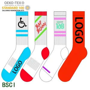 Custom High Quality Oem Sports Socks Womens And Mens Cotton Basketball Skate Socks No Minimum Order