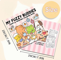 Mes compagnons en peluche : livre de coloriage confortable et adorable, papier doux, art au crayon pour enfants et adultes, design douillet