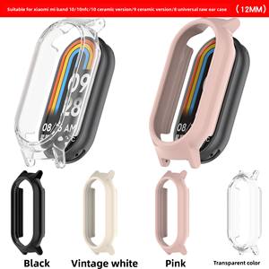 Étui de protection en céramique Yida pour <span class=keywords><strong>Xiaomi</strong></span> Mi Band 8/9/10 étui pour écouteurs avec cadre de montre intelligente Compatible avec Mi Band 10 - Product Image 3