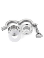 d'usine de qualité alimentaire Ss304 connecteur rapide en acier inoxydable pince sanitaire support de tuyau de virole de soudure