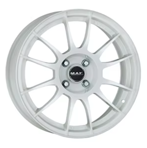 ล้อรถยนต์สำหรับเปลี่ยนขนาด 18 นิ้ว สีขาวเงา พร้อมออฟเซ็ต 35 มม. PCD 98 มม. CB 58.1 รุ่น XLR - Product Image 3