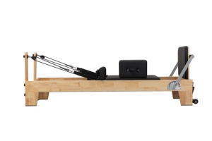 Attrezzatura <span class=keywords><strong>da</strong></span> palestra personalizzata con macchinari in legno di quercia di alta qualità, Reformer Pilates in vendita - Product Image 5
