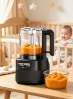 Robot culinaire Anbolife New 1.0L, hachoir portable rechargeable avec batterie 2000mAh pour légumes, viande, noix, aliments pour bébés