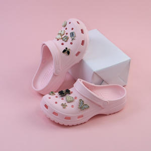 Sabots pour enfants antidérapants, sandales d'extérieur pour filles, printemps-été, motif ours en strass noir, beige, café, kaki, gris, rose, blanc - Product Image 3