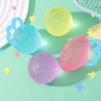 Balle anti-stress en malte en couleur unie, jouet de basketball/football à rebond lent, garde sa forme, unisexe, tous âges, jouet de bureau
