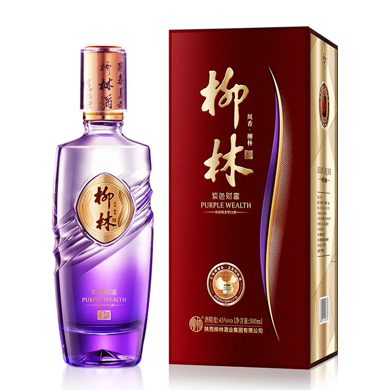 Made in China Sorghum Distilled Spirits Worldwide Shipping Most Consumed Chinese Bajiu Liu