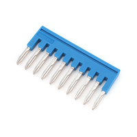 Pont de connexion FBS 10-3.5 pour borniers à pas de 3,5 mm, peigne de raccordement isolé à 10 positions pour une distribution rapide de l'alimentation
