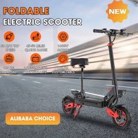 Stock entrepôt UE Trottinette électrique à deux roues en alliage d'aluminium 11 pouces 1600W 18Ah J-15Max avec contrôle par application, étanche et pliable