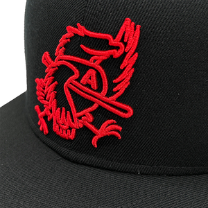 Berretto sportivo classico a 6 pannelli con logo ricamato personalizzato dal design accattivante con ricamo alla moda flat bill FIFTY Fitted cap close back - Product Image 6
