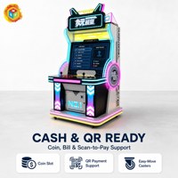 Machine de jeu d'arcade de combat pour 2 joueurs, borne vidéo rétro 32 pouces, à monnayeur, pour centre de divertissement
