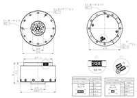 Actionneur rotatif à aimant permanent sans balais 82 Nm 64 tr/min 48 V CC avec boîte de vitesses planétaire intégrée CAN/Ethernet IP54 pour bateau, robot, jambe robotique