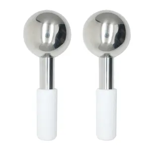 new 2023 products ice roller for face 360 rotating stainless steel ice globe Face ice globes for facial massage