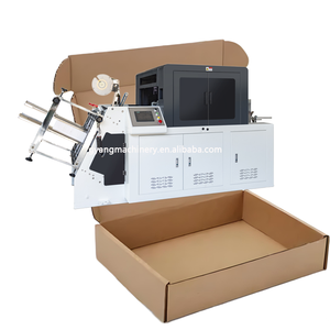Low Price Disposable <strong>Paper</strong> Container Box Making Machine Carton Erecting Machine to Make Hamburg Box <strong>60</strong>-320pcs/ Min in Stock - Product Image 1