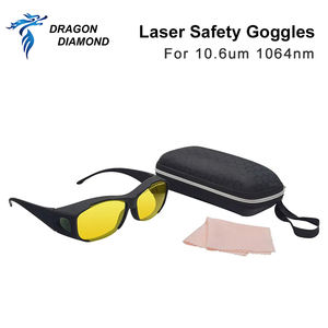 משקפי מגן בטיחות לייזר 10.6um 1064nm od4 מגן מגן משקפי מגן מגן על אייג dpss סיבים ו-co2 לייזר עובד - Product Image 2