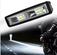 16LED 48W LED Barra de luz de trabajo IP68 impermeable montaje de faros de coche 12-24V lámparas de haz de punto para camión ATV SUV DRL todoterreno
