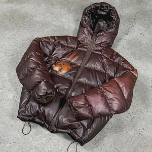 Chaqueta de Plumón Personalizada con Cremallera, Cortavientos, Termocrómica, Reactiva al Calor, Acolchada con Burbujas, con <span class=keywords><strong>Capucha</strong></span>, para <span class=keywords><strong>Hombre</strong></span> - Product Image 1