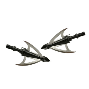 2 Flechas De Pesca Con Arco Innerloc - Puntas De Agarre, Acero Inoxidable, Brillan En La Oscuridad