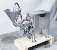 Broyeur émulsifiant à cisaillement élevé horizontal en acier inoxydable pour les usines agroalimentaires de broyage de noix et d'amandes