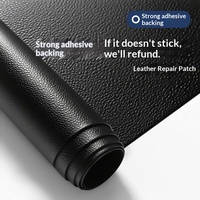 Patchs de réparation autocollants en autres matériaux pour canapés en cuir véritable, sièges de véhicules électriques, coussins - Résistants à l'abrasion