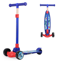Trottinette pliable 3 roues légère pour enfants ZUKKA avec guidon réglable