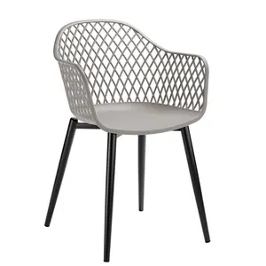 Yoho Traditional Style Outdoor Dining Chair Plastic Chair For Garden Park Courtyard Entry Home Office Restaurant Use
