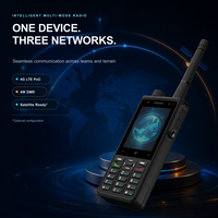 CAMELRADIO D266 Hybrid 4G LTE PoC DMR IP68 Tahan Air Tangguh Android Dual SIM 4W VHF UHF Walkie Talkie dengan GPS 3000-3500mAh