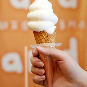 Biểu Tượng Tùy Chỉnh Nhỏ Dùng Một Lần Trong Suốt Ice Cream Leakproof Giữ Cốc Ngọt Ngào Cone Sắc Nét Cone Leakproof Nhựa Chủ - Product Image 5