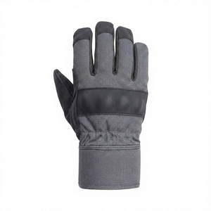 Gants de sécurité sportifs Nabtay, longueur poignet, respirants, pour usage professionnel, style sportif, gris, en cuir véritable, non doublés, compatibles écran tactile - Product Image 1