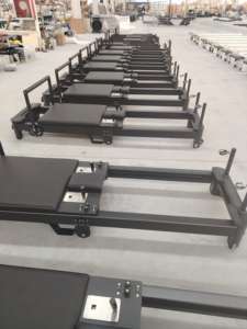 Máquina de Treinamento Profissional Dobrável para Pilates Reformer com Núcleo Preto, Atacado Direto da Fábrica na China, Personalizável para Estúdio e Uso Doméstico - Product Image 6