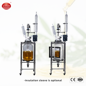 เครื่องปฏิกรณ์แก้วแบบแจ็คเก็ตสองชั้นสำหรับห้องปฏิบัติการพร้อมระบบควบคุมอุณหภูมิแบบดิจิทัล - Product Image 6