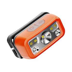 Lampe frontale Crispi rechargeable à LED, étanche, légère, avec capteur de mouvement, pour la pêche, la chasse, l'utilisation en extérieur - Product Image 2