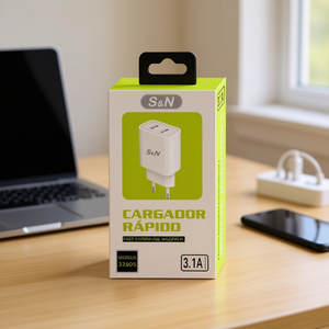 S&N เครื่องชาร์จ USB คู่ 3.1A อะแดปเตอร์ติดผนังชาร์จเร็ว - Product Image 3