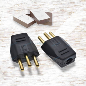 <span class=keywords><strong>Enchufe</strong></span> de nailon <span class=keywords><strong>tipo</strong></span> <span class=keywords><strong>N</strong></span> de Brasil con certificació<span class=keywords><strong>n</strong></span> CE para 10A/20A 250V, 3 pines, 3 tomas, con <span class=keywords><strong>enchufe</strong></span> para uso residencial - Product Image 3