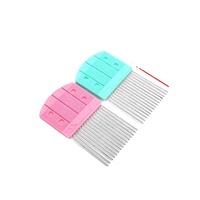 Quilling papier outils de dérivation papier outil de coupe papier vert/rose artisanat outils 80*142MM dessin animé Style 1 pièces bricolage à la main tissage peigne
