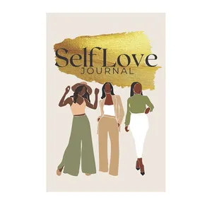 Cura di sé del giornale della donna nera all'ingrosso del taccuino del giornale del manifesto di dichiarazione di Self Love