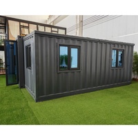 Mini maison de conteneur Lowes, conteneur mobile préfabriqué, extensible, pliable, bureau de conteneur, maisons modulaires, maisons préfabriquées minuscules