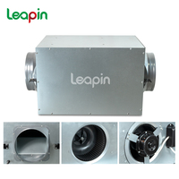 Ventilateurs de ventilation pour conduits industriels |   Systèmes de souffleurs centrifuges rectangulaires silencieux en plastique OEM avec moteur en cuivre et débit d'air élevé