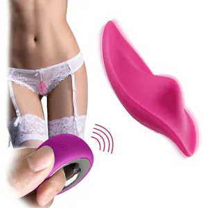 Fernbedienung Klitoris-Minivibrator Vibrierende Springeier Klitoraler Stimulator tragbare Höschenvibratoren Sexspielzeug für Erwachsene für Damen