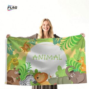Bannière personnalisée en polyester 3x5 pieds, impression haute définition, écologique, durable, pour exposition extérieure, animalerie - Product Image 3