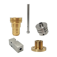 Boîtiers de soupapes en aluminium, hélices de turbo et assemblages de supports de cadre anodisés colorés pour la modification automobile de course CNC 5 axes