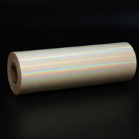 Rouleaux de feuille de gaufrage à chaud anti-contrefaçon ultra-précise Emeteq, feuille transparente à chaud 12-25 microns pour l'impression d'emballages