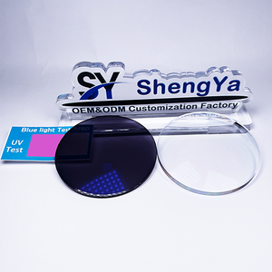 Lentes ópticas Factory 1,49 Super Hydrophobic HMC 1,56 Blue Cut Fotocromático CR39 Lentes semiacabadas - Product Image 3