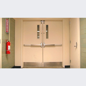 Nhà cung cấp Trung Quốc Chất lượng cao lửa đánh giá bên ngoài an ninh thép cửa an toàn công nghiệp cửa cho thoát hiểm khẩn cấp trên bán - Product Image 4