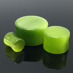 14mm Chine Usine Bijoux De <span class=keywords><strong>Corps</strong></span> En Gros Opale Pierre Boucles D'oreilles <span class=keywords><strong>Piercing</strong></span> Tunnels D'oreille Expandeurs - Product Image 4